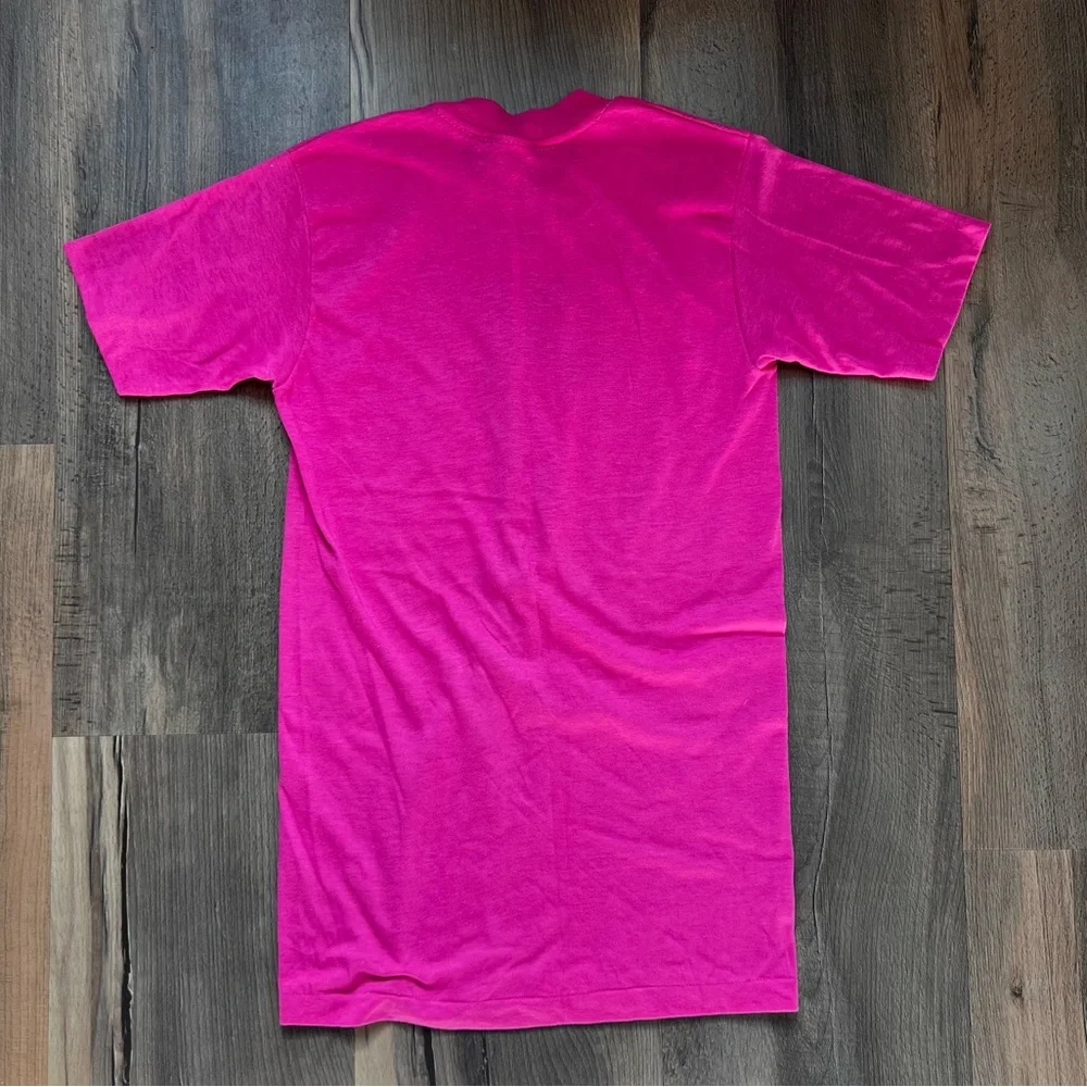 Vintage 80s Dance at the Met New York City T-shirt Pink Size Small 34-38